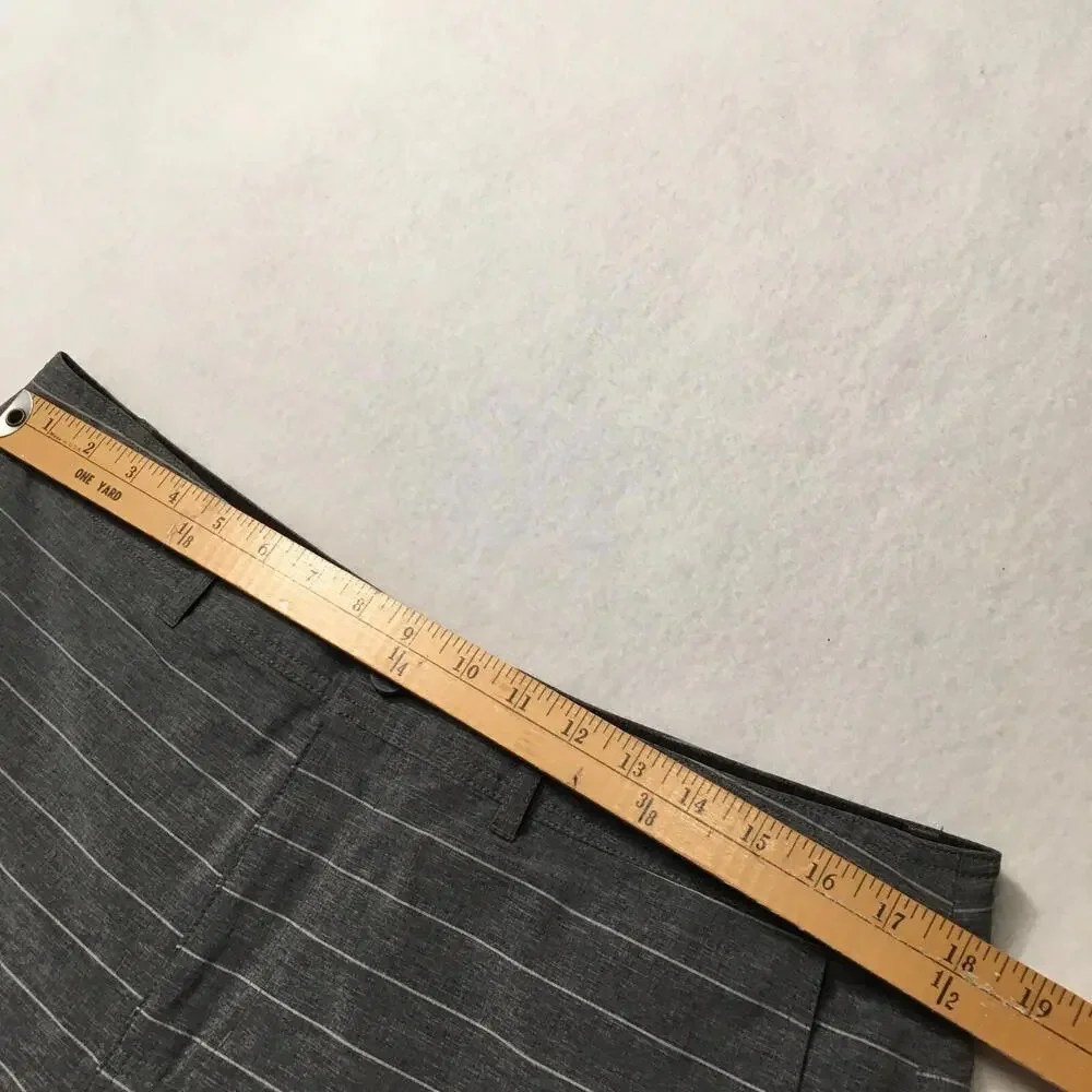 Goodfellow & Co Chino Shorts Men's 36 GRAY  Stretch Flat Front Walking Golf - Picture 4 of 7